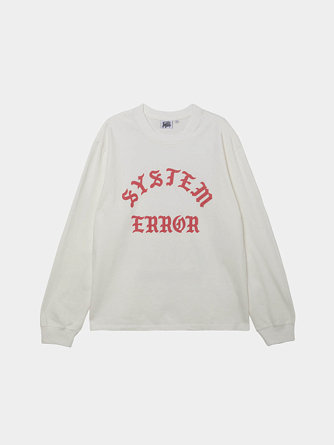 Лонслив ERROR (размер L, цвет Белый)