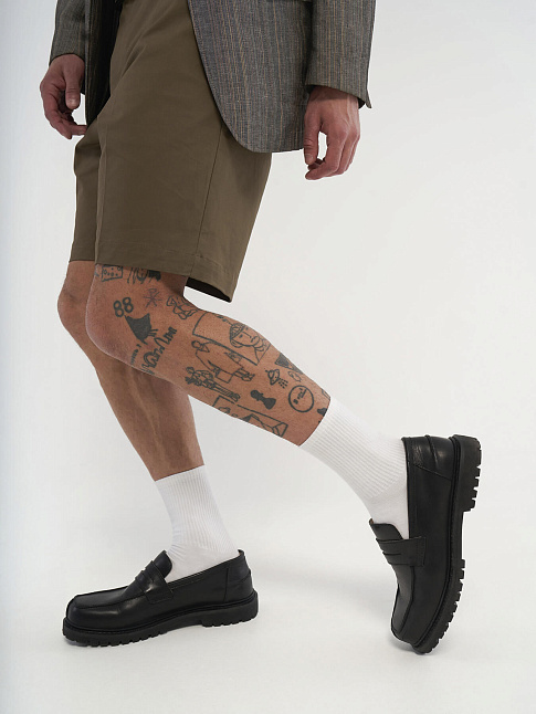 Лоферы EWIG (размер 44, цвет Черный)