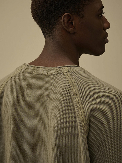 Свитшот HEAVY PIQUET PIGMENT DYED MOCKNECK (размер L, цвет 921)