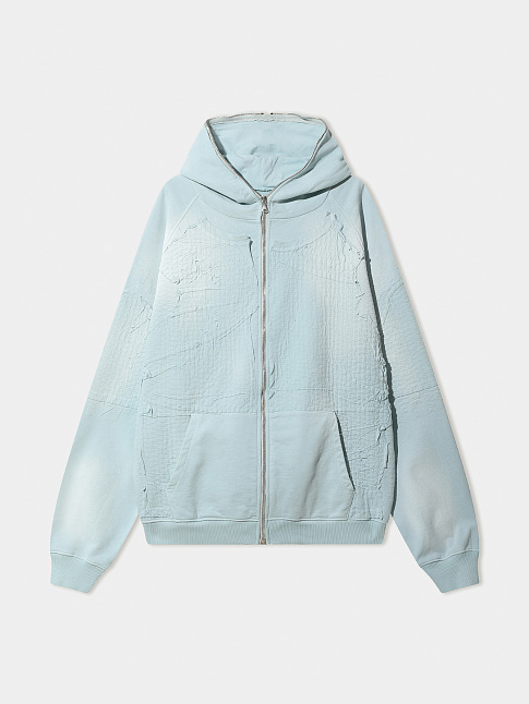 Худи IDRIS FULL ZIP (размер XXL, цвет Голубой)