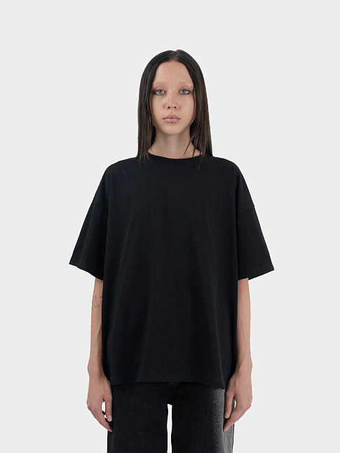 Футболка BLACK RELAXED (размер S, цвет Черный)