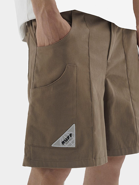 Шорты из канваса (размер S, цвет Бежевый)