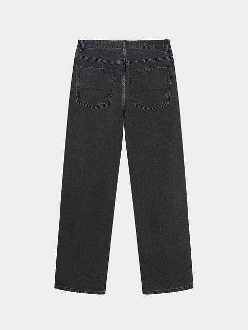 Джинсы EMBROIDERY LOOSE (размер 34, цвет Черный)