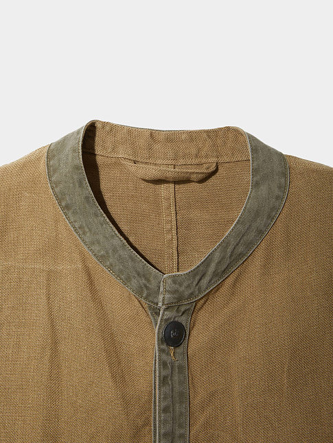 Куртка FRENCH WORK LINEN PIN OX (размер 52, цвет Хаки)