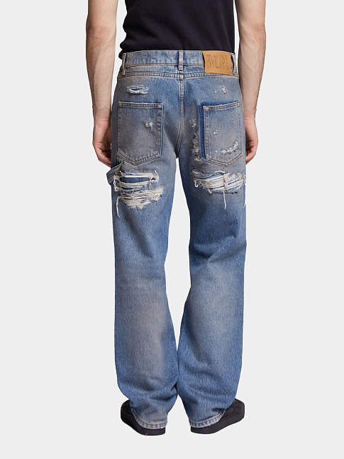 Брюки VESTA SINGLE KNEE WORK (размер 34, цвет Голубой)