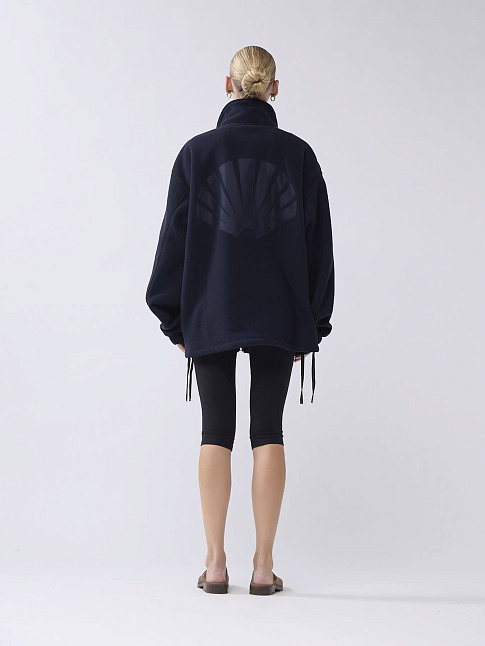 Куртка FLEECE ZIP-UP (размер M, цвет Темно-синий)