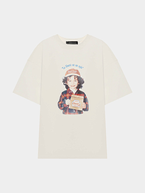 Футболка GOUT D’ENFANCE (размер XXS-XS, цвет Белый)