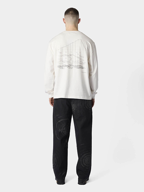 Лонгслив MAP PROJECTION (размер L, цвет Белый)