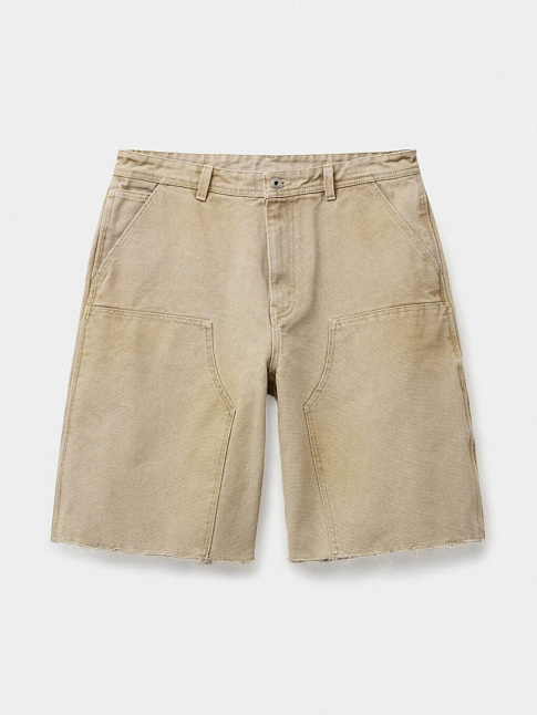 Шорты OVER DYED BERMUDA DOUBLE KNEE (размер M, цвет Бежевый)