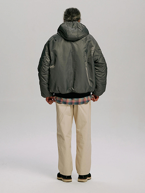 Куртка ACTIVE MA-1 HOODED (размер M, цвет Темно-серый)