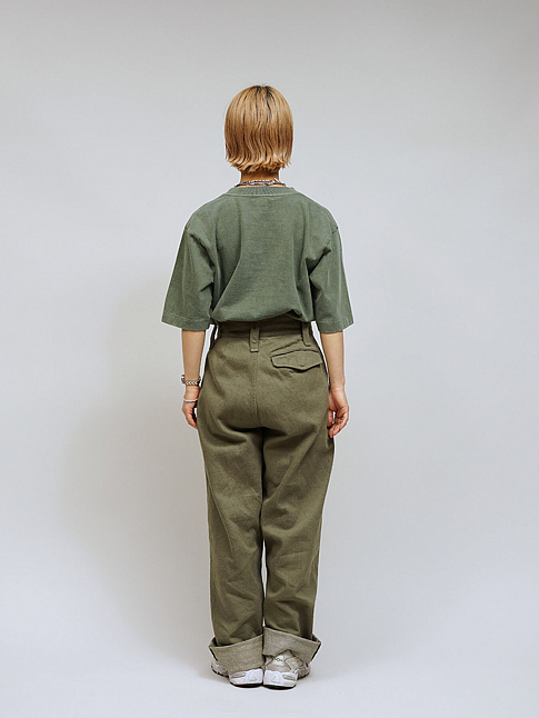 Футболка BASIC PIGMENT (размер 48, цвет Зеленый)