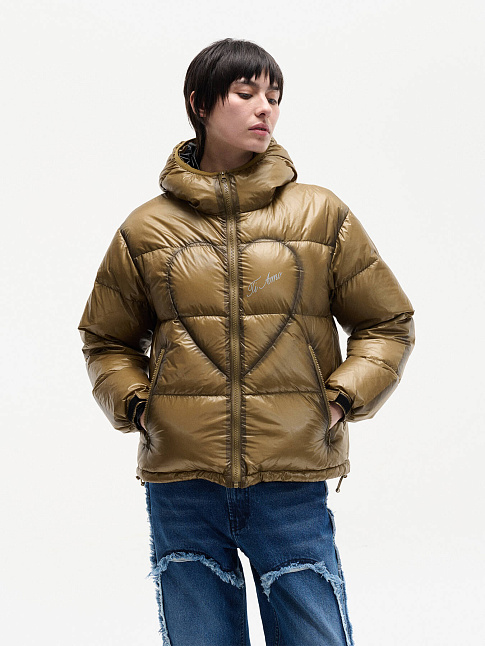 Пуховик LOVEPUFFER 2.0 (размер S, цвет Коричневый)