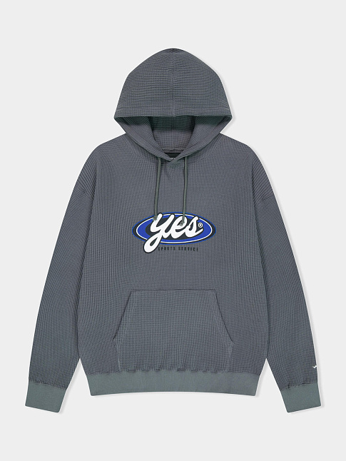 Худи Y.E.S WAFFLE (размер XL, цвет Темно-серый)