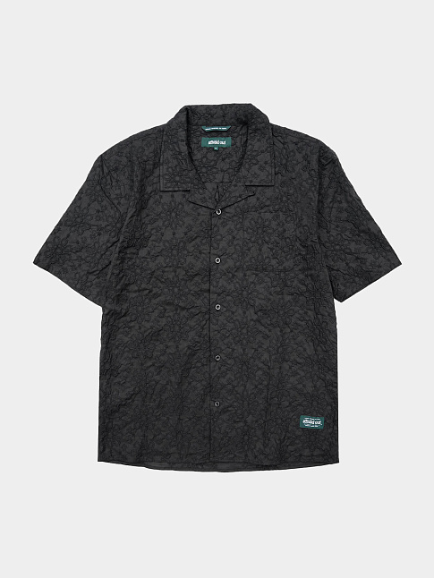 Рубашка FLORAL BUTTON UP (размер M, цвет Черный)