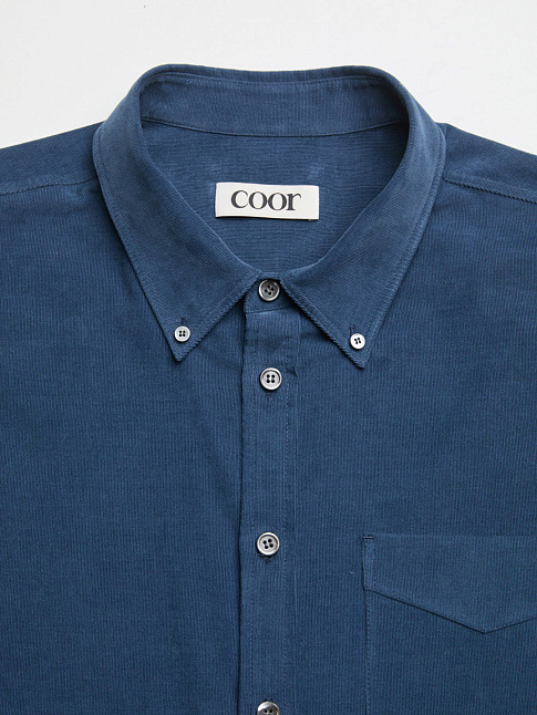 Рубашка PIN CORDUROY ONE POCKET (размер XL, цвет Синий)