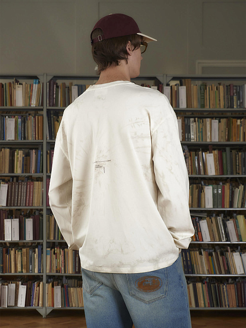 Лонгслив ESSENTIAL TIE-DYE (размер XL, цвет Серый)