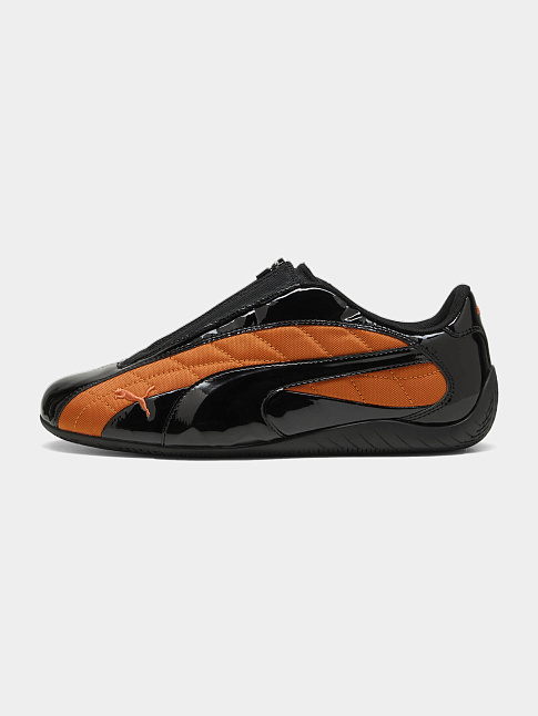 Кроссовки SPEEDCAT PLUS ZIP (размер 42 1/2, цвет Черный-Оранжевый)