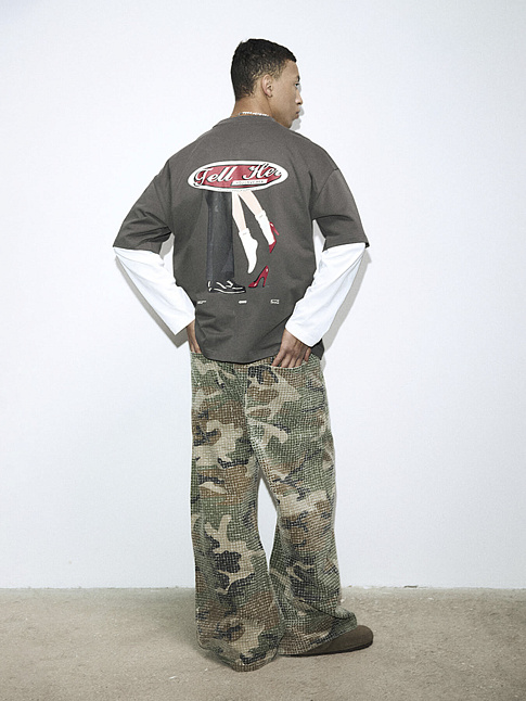 Футболка PEAU A PEAU (размер XL, цвет Темно-серый)