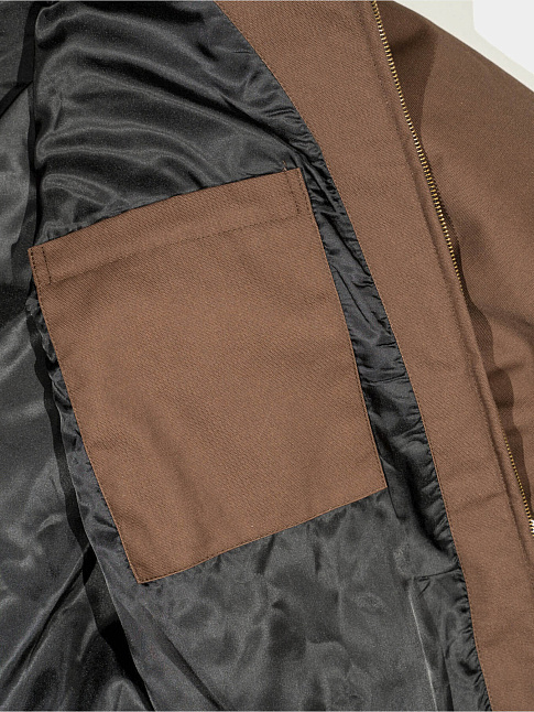 Куртка CANVAS INSULATION (размер L, цвет Коричневый)