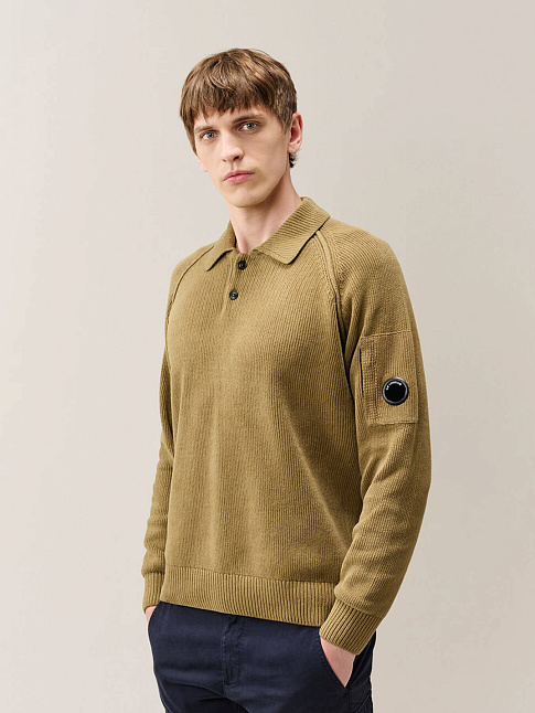 Свитер CHENILLE COTTON LENS POLO (размер L, цвет 340)