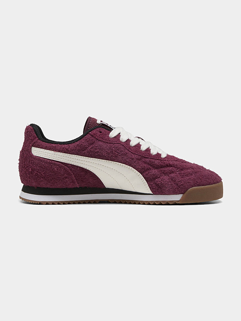 Кроссовки ROMA ANNIVERSARIO SUEDE (размер 46, цвет Бордовый-Белый)