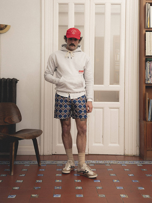 Шорты HANDPAINTED KLEIN TILE (размер М, цвет Разноцветный)