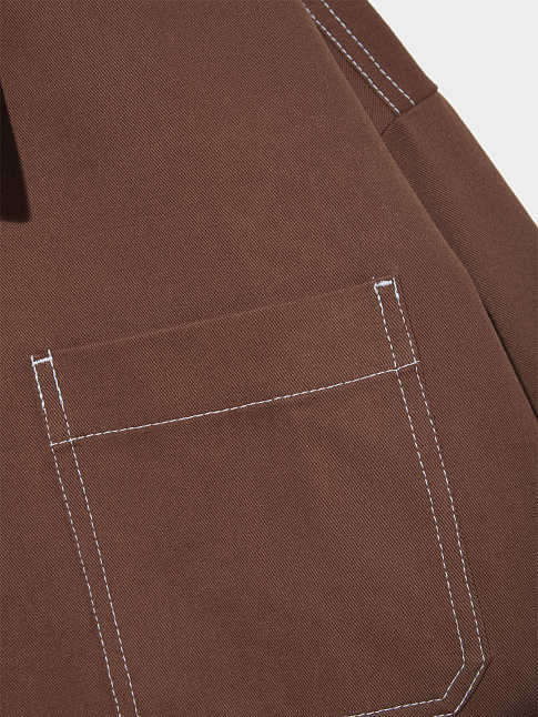 Рубашка MUCHO MAS (размер XL, цвет Коричневый)