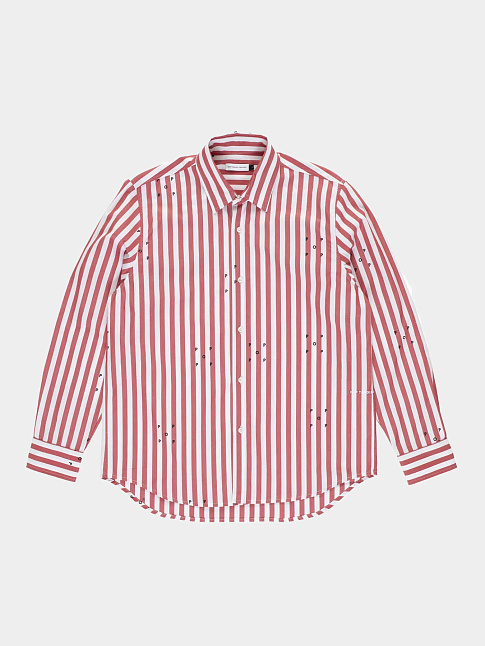 Рубашка LOGOS STRIPE (размер M, цвет Красный-Белый)