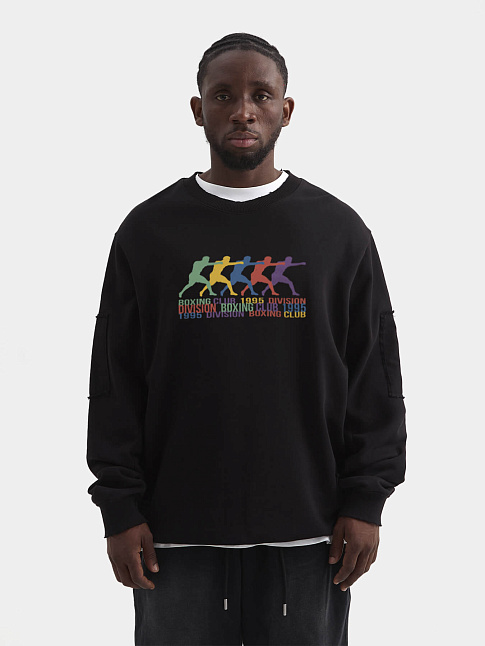 Свитшот BOXING CLUB (размер S, цвет Черный)