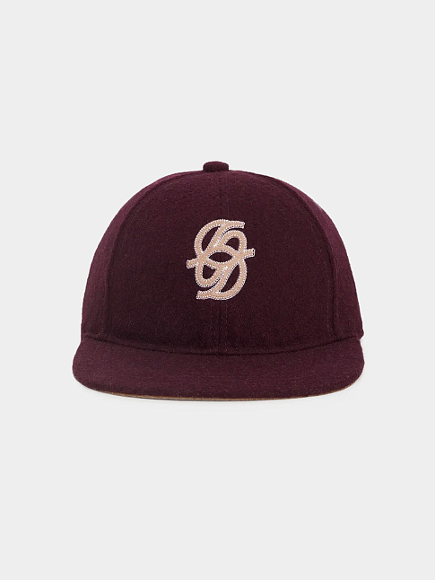 Кепка MONOGRAMME (размер one size, цвет Бордовый)