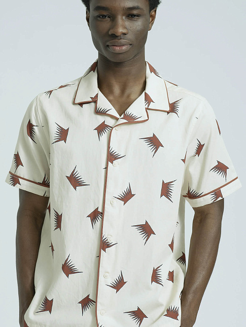 Рубашка STACHIO VULCANO PRINT (размер XXL, цвет Бежевый)