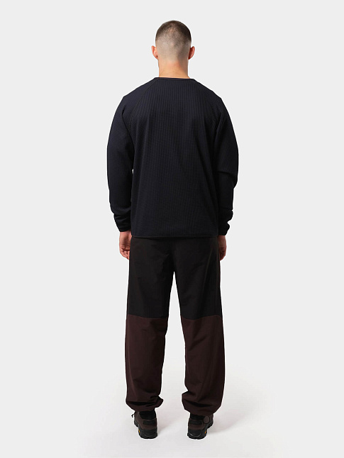 Лонгслив WAFFLE (размер L, цвет Черный)