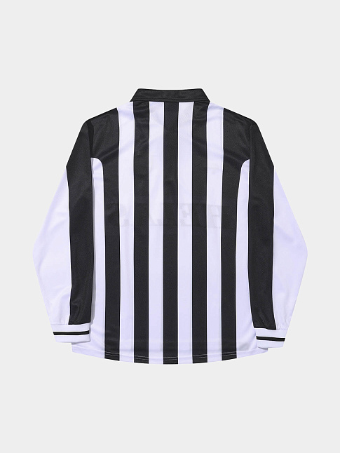 Лонгслив FC POLO (размер XL, цвет Черный-Белый)