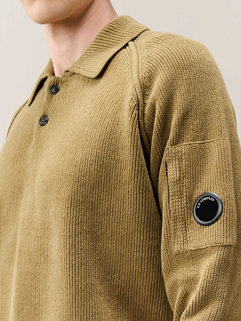 Свитер CHENILLE COTTON LENS POLO (размер M, цвет 340)