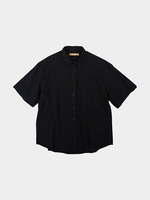 Рубашка OG DOBBY WEAVE SEERSUCKER HALF (размер XL, цвет Черный)
