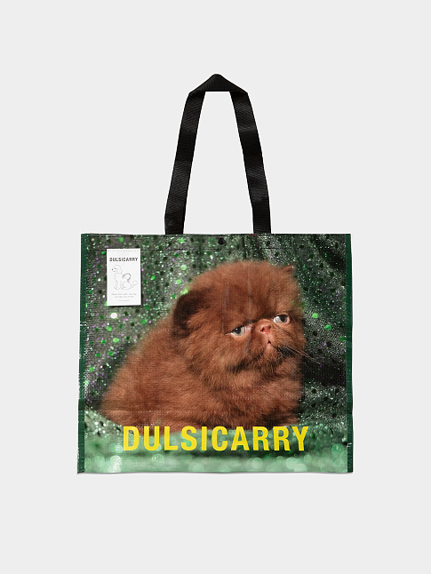 Сумка Недовольная кошка (размер one size, цвет Разноцветный)