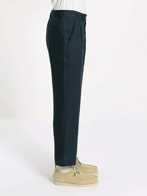 Брюки Pleated Trouser (размер 36    , цвет Blue nights)