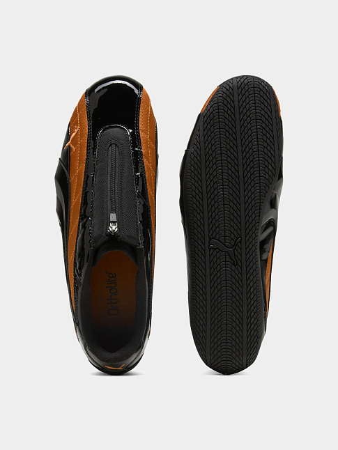 Кроссовки SPEEDCAT PLUS ZIP (размер 42 1/2, цвет Черный-Оранжевый)