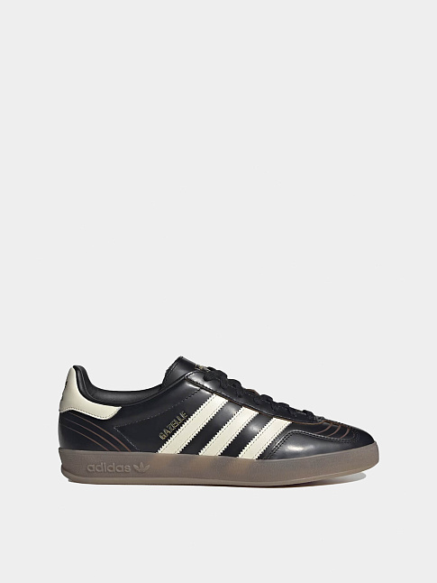 Кроссовки GAZELLE INDOOR (размер 42, цвет Черный-Бежевый)