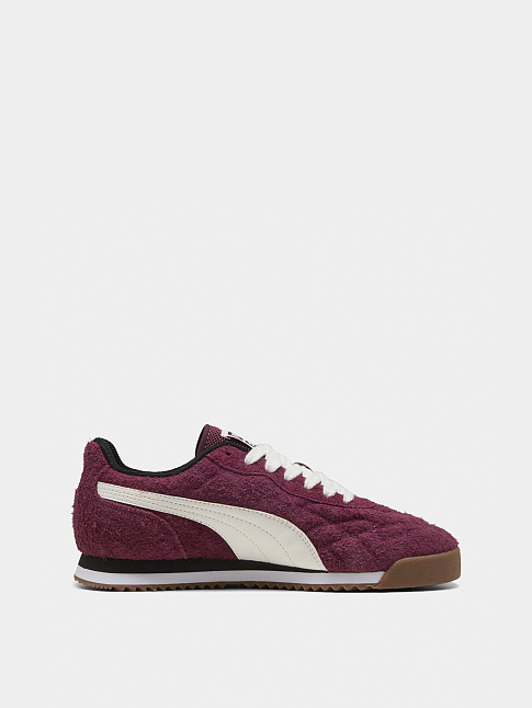 Кроссовки ROMA ANNIVERSARIO SUEDE (размер 45, цвет Бордовый-Белый)