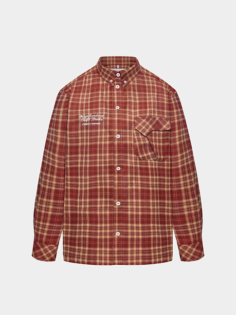 Рубашка HUMAN FLANNEL (размер S, цвет Красный)
