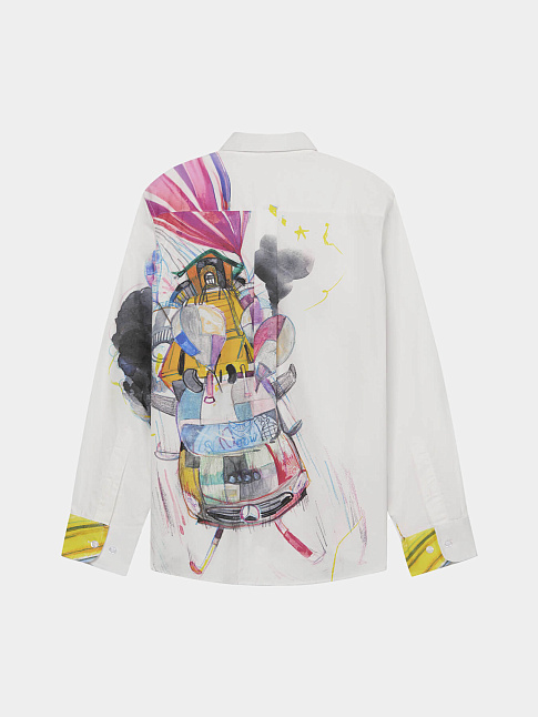 Рубашка SLINGSHOT BUTTON UP (размер M, цвет Белый)