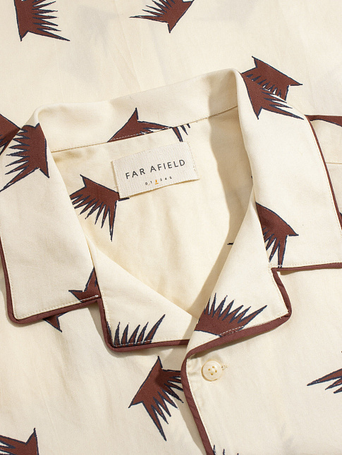 Рубашка STACHIO VULCANO PRINT (размер XXL, цвет Бежевый)