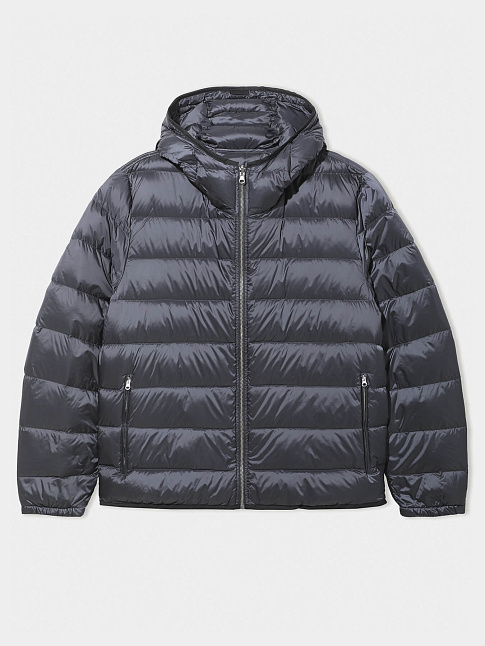 Пуховик DOWN LINER HOODED (размер 54, цвет Темно-серый)