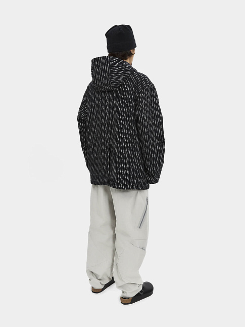 Куртка HOODED WOOL ZIP (размер M, цвет Черный)