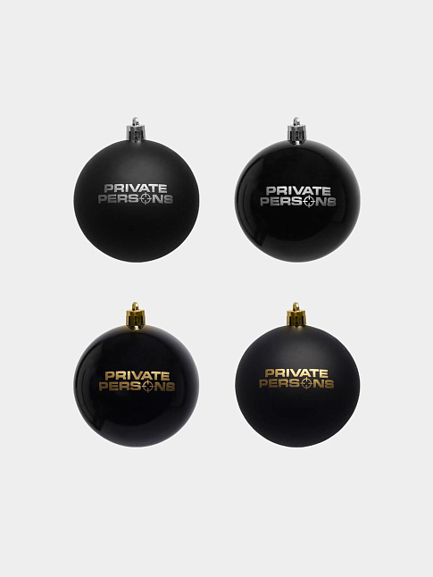 Ёлочные игрушки комплект CHRISTMAS ORNAMENTS (размер one size, цвет Разноцветный)