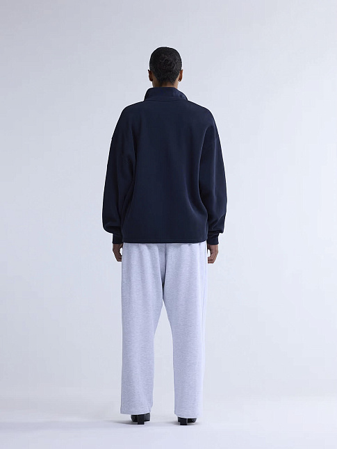 Свитшот PLATE HALF-ZIP (размер XL, цвет Темно-синий)