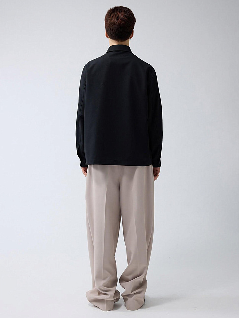 Овершот LINED WOOL (размер XL, цвет Черный)