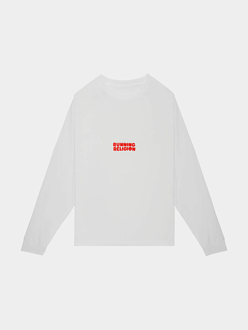 Лонгслив BUBBLE LOGO (размер XL, цвет Белый)