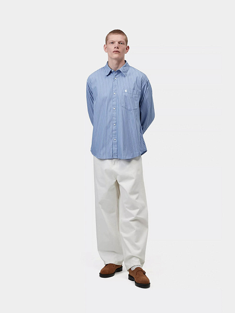 Рубашка KEENE STRIPE (размер L, цвет Голубой)